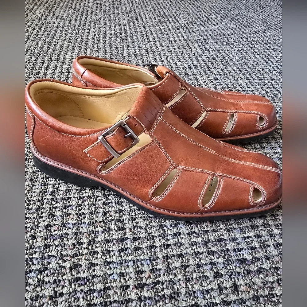 Skinned man sandals, Johnston & Murphy 8.5 M - Picture 8 of 14